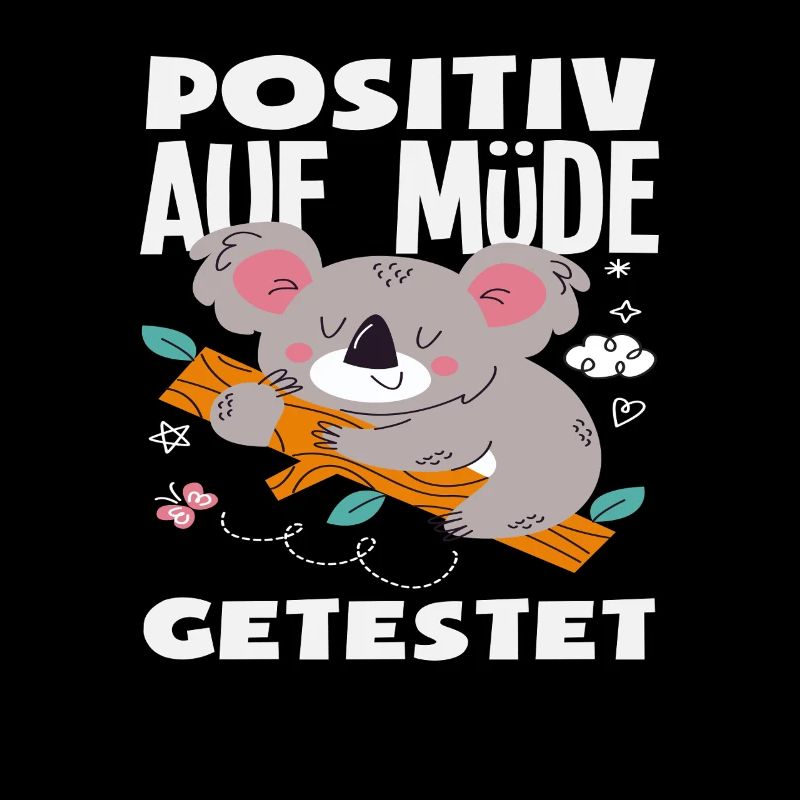 Testé positif pour l’humour du koala fatigué