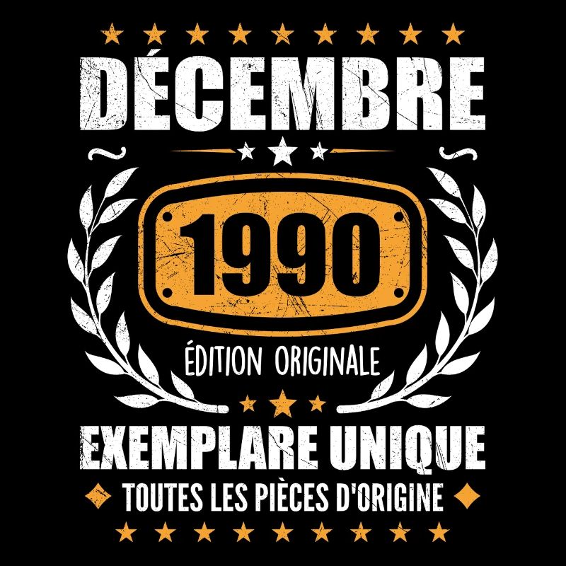 Décembre 1990 Anniversaire - Nées En Décembre 1990