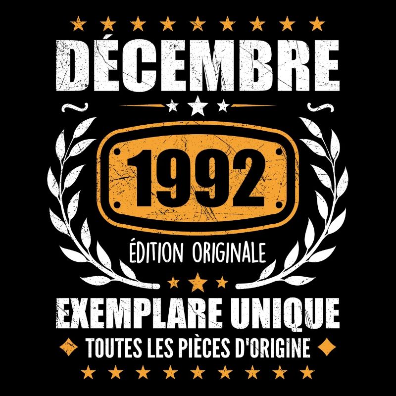 Décembre 1992 Anniversaire - Nées En Décembre 1992