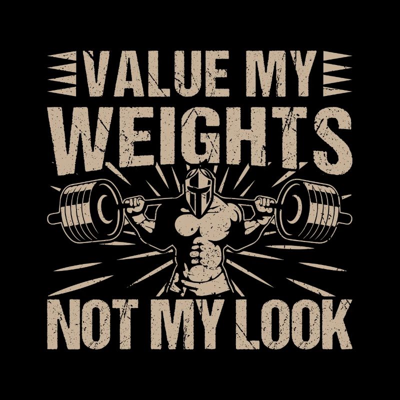 Fitness Motivation Bodybuilder Valeur Poids Pas