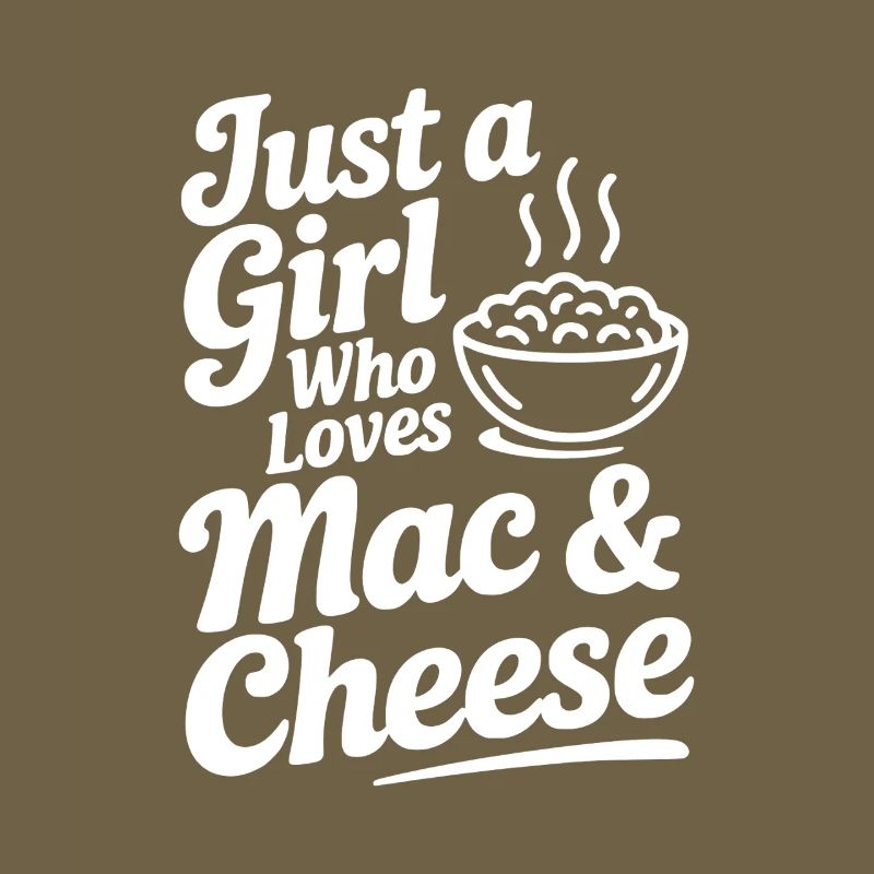 Nur ein Mädchen, das Mac & Cheese liebt