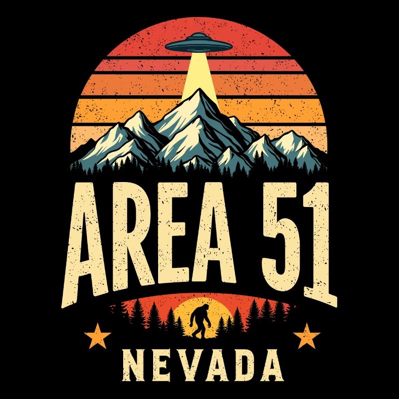 Area 51 Nevada UFO trifft Bigfoot