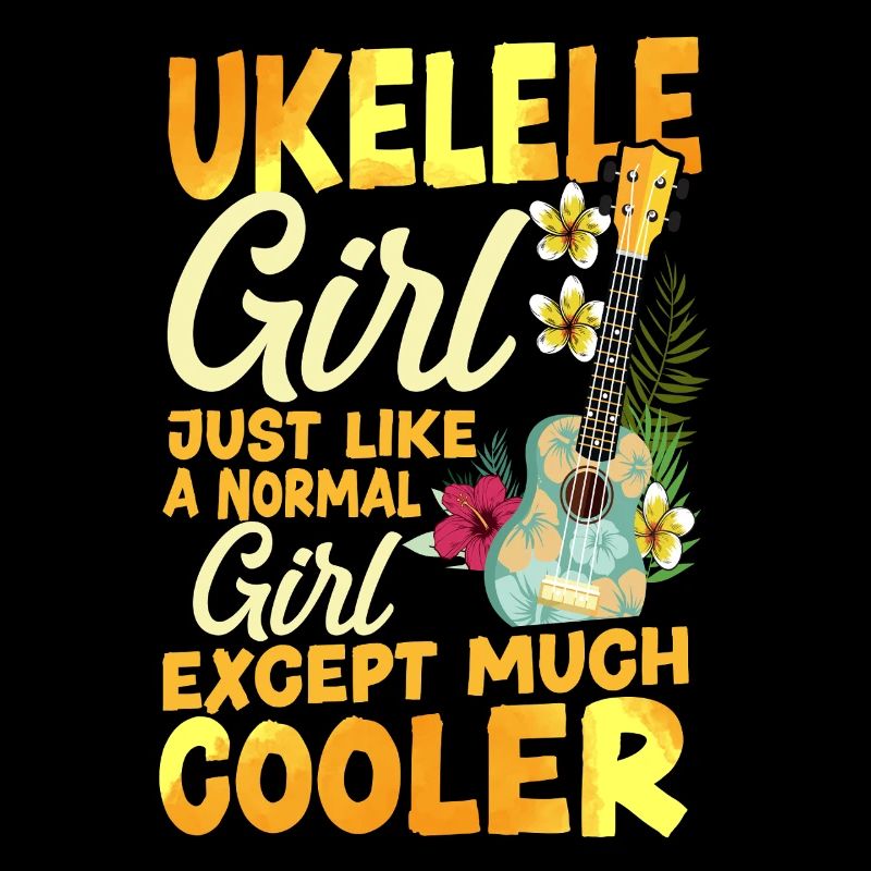Hawaiian Ukulele Uke Girl Ukulele
