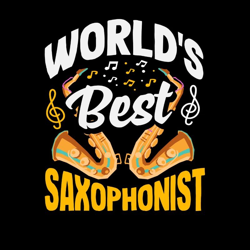 Saxophone Saxophonist Player Jazz hobby lover
