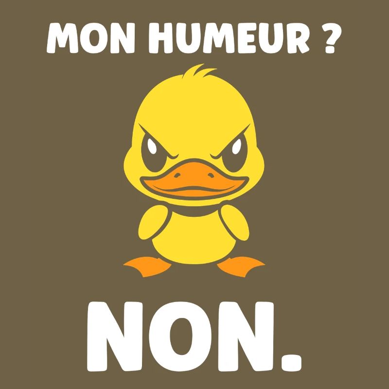Grumpy Duck My Mood NO