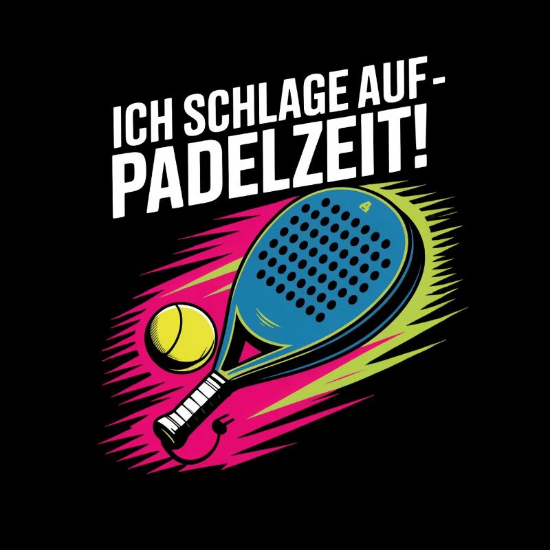 Neon Padel Kraft – Schlagzeit