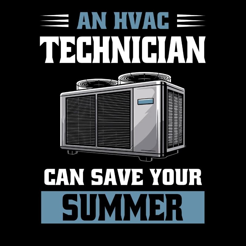 Lustiges HVAC Techniker Design Kälte Wärme Technik