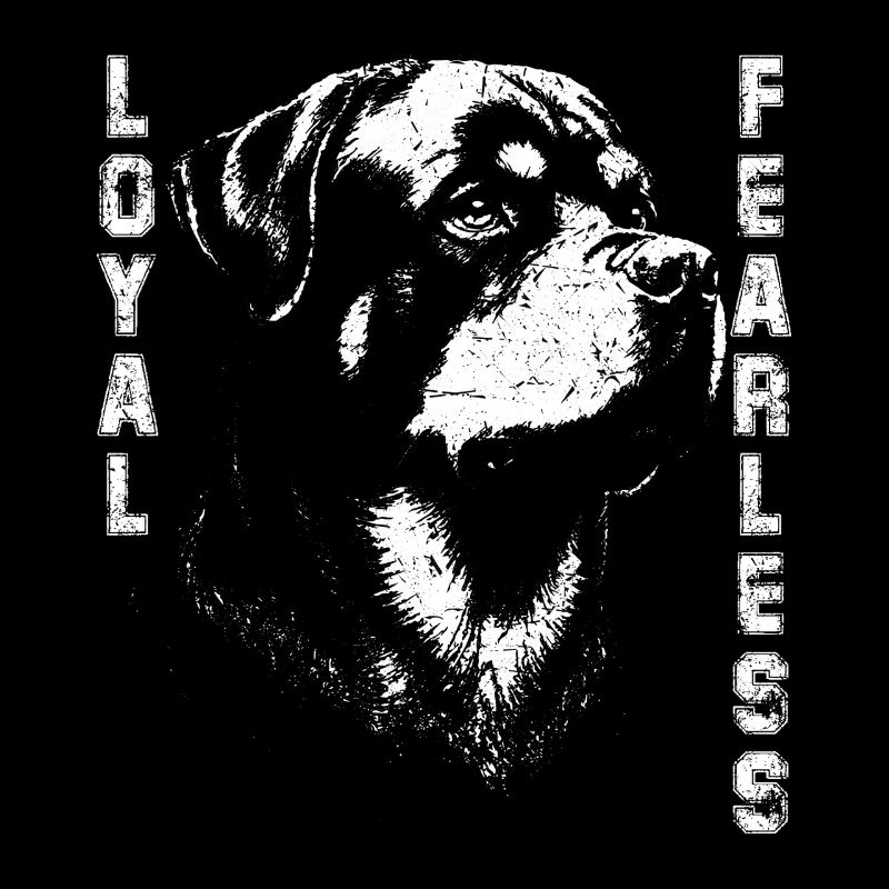 Rottweiler  Loyal Noir et Blanc
