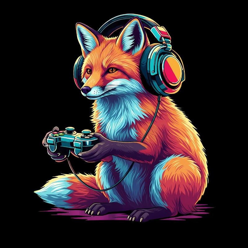 Fuchs Spiele Tier Videospiele Lustiger Fuchs