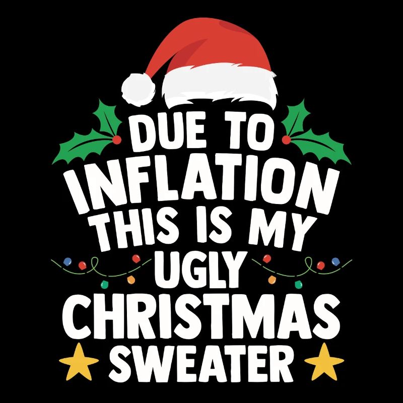 Pull Moche De Noël Inflation Humour Cadeau Laid