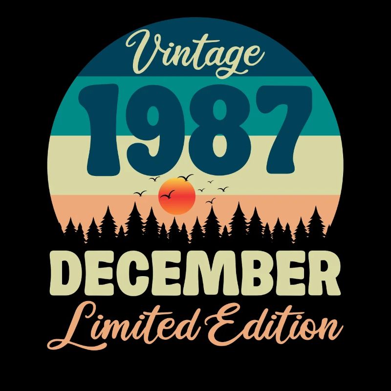 Birthday December 1987 Birthday Gift