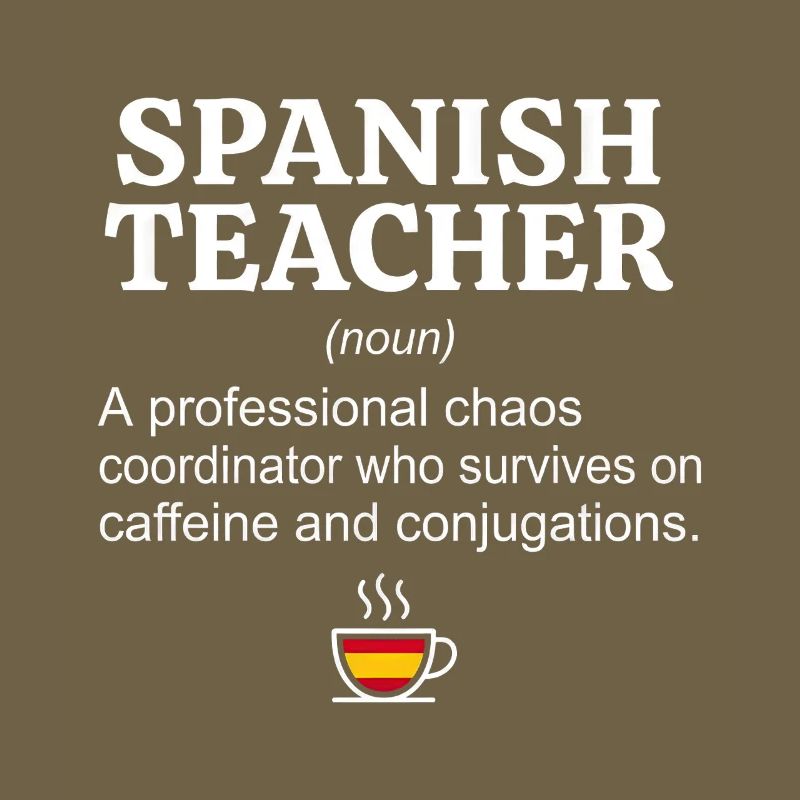Spanisch Lehrer Definition - Kaffee & Konjugation
