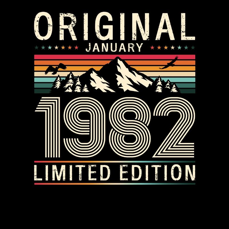 44th Birthday Original January 1982