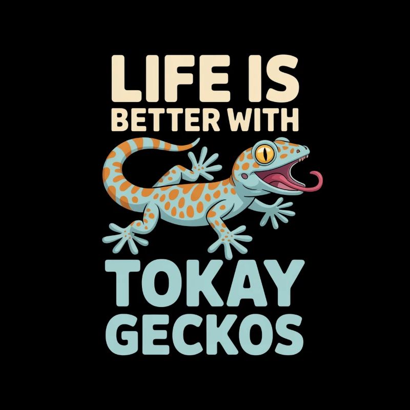 Das Leben ist besser mit Tokay-Geckos