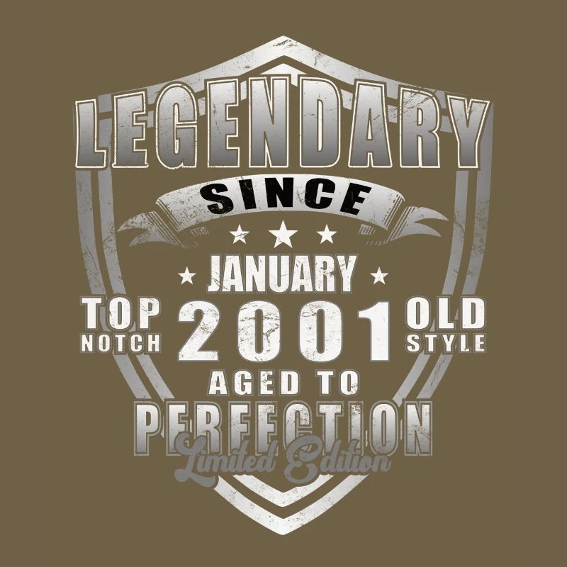 Legendary Since January 2001 Shield