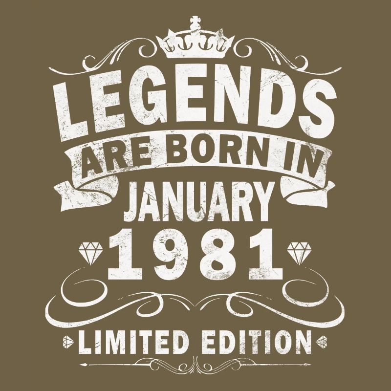45th Birthday Original January 1981