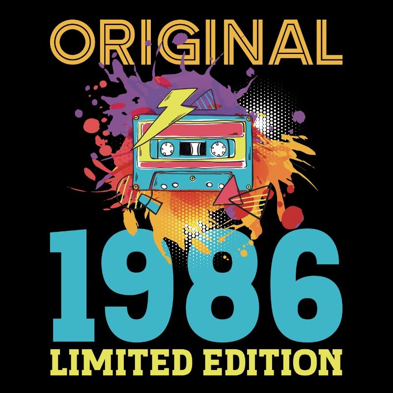 Anniversaire 40 ans 1986 Cassette Vintage Rétro