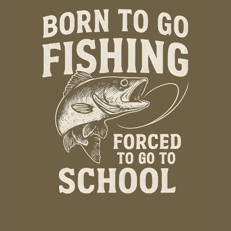 Né pour aller pêcher, forcé d’aller à l’école Pêcheur