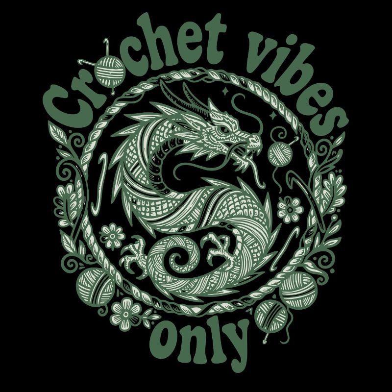 Crochet Vibes : Dragon Crochet Juste pour