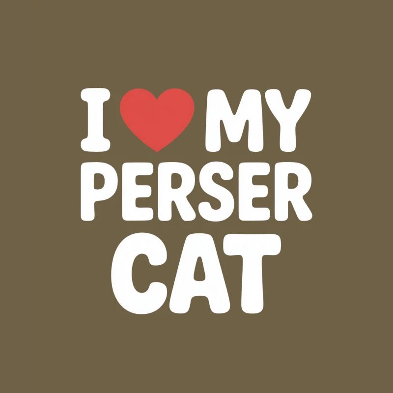 J’adore mon chat persan