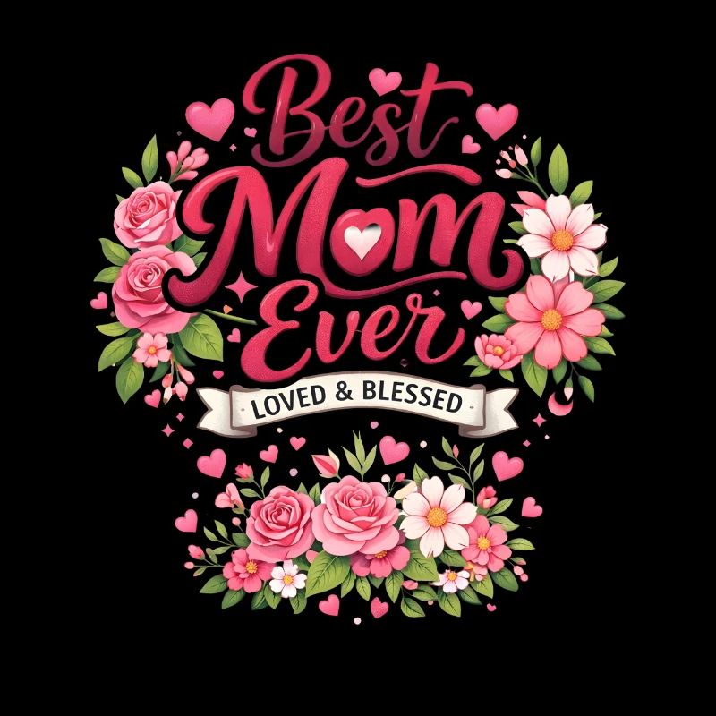 Beste Mama Ever Blütenkranz