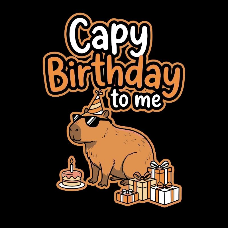 Capy Birthday Party Motif