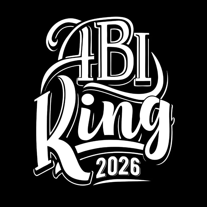 Abi King 2026 - Abitur - Spruch