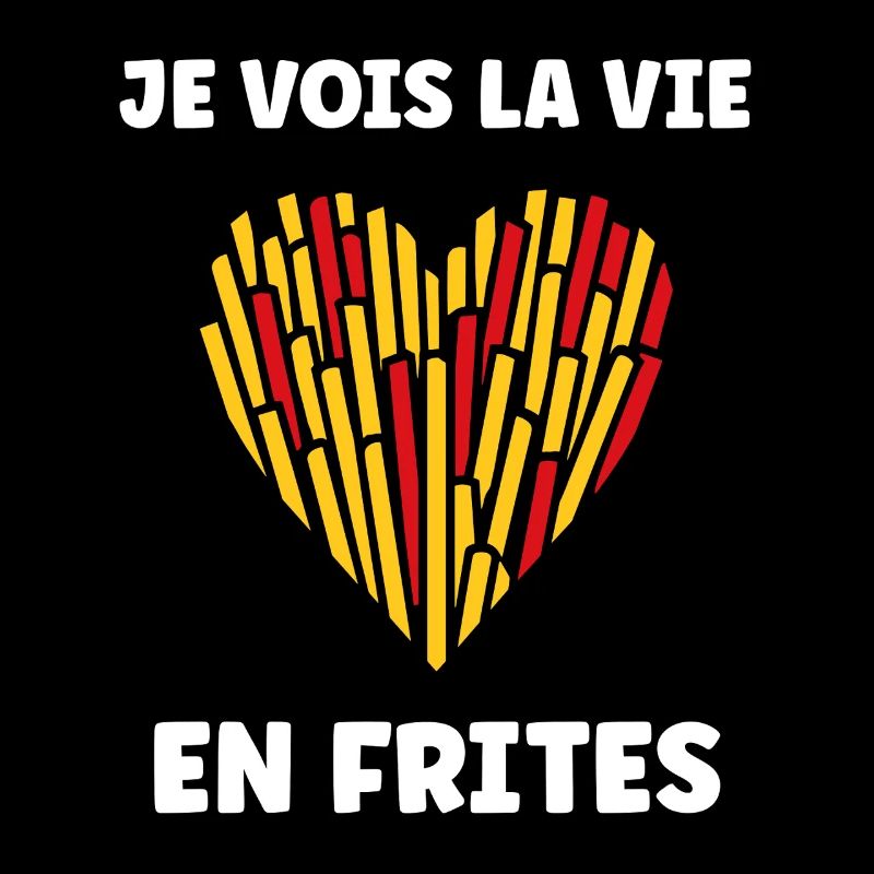 Ich sehe das Leben in Fries
