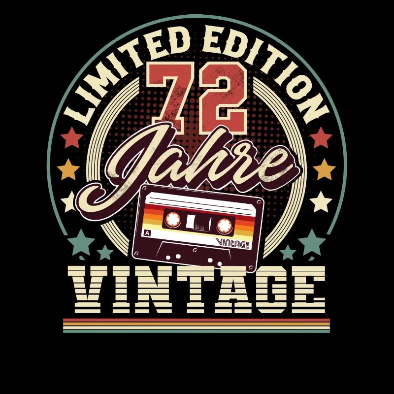 Cassette vintage du 72e anniversaire