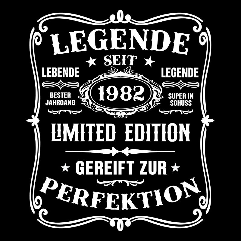 Legende Seit 1982 Geboren 1982 Geburtstag 1982 