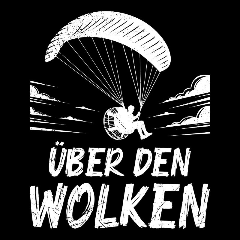 Gleitschirmflieger ÜBER DEN WOLKEN Lustiges