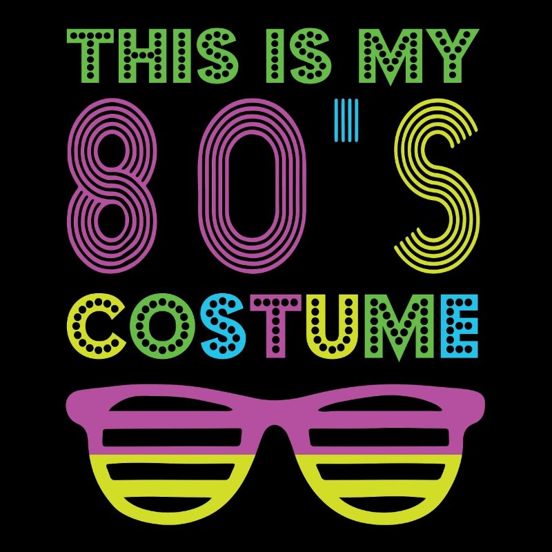 Style 80er Retro-Party-Outfit 80er