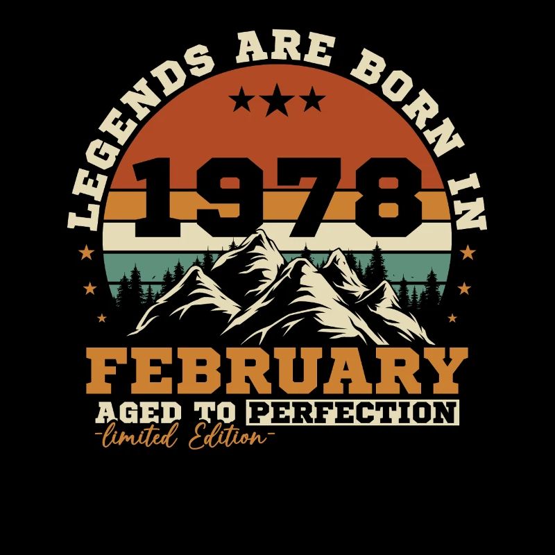 Februar 1978 Vintage-Retro-Geburtstagsgeschenk