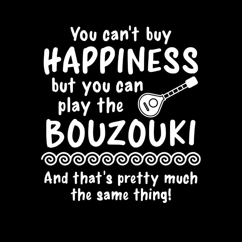 Bouzouki Hellas Happiness Greek Music Fun