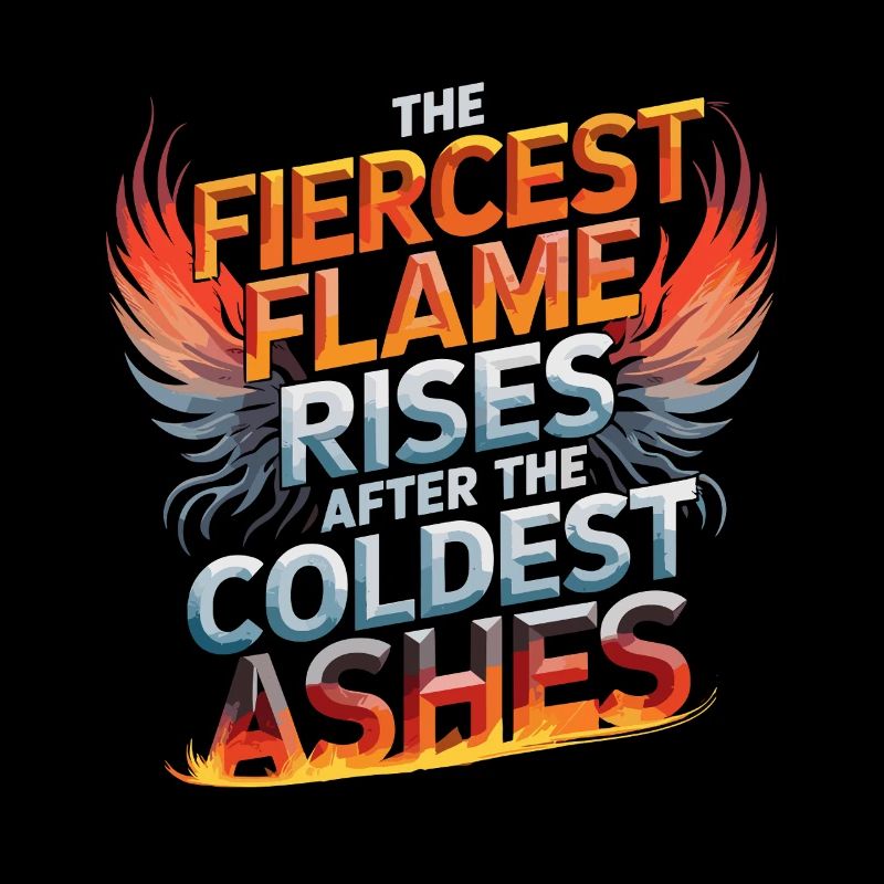  The Fiercest Flame Rises After The Coldest Ashes