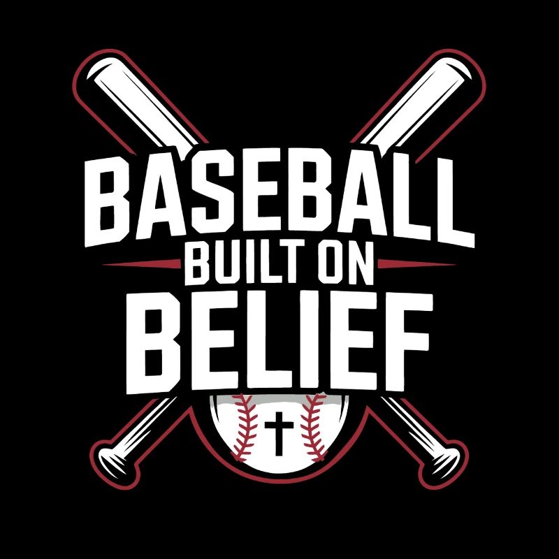 Christlicher Baseballspieler Bibelglaube Jesus Christus