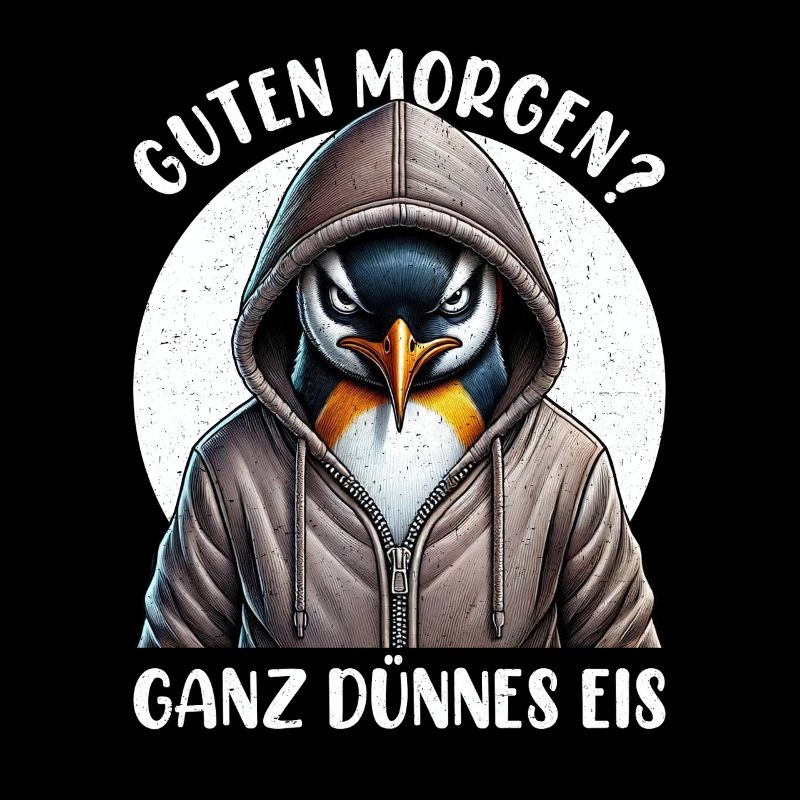 Bonjour, manchots de glace très minces, les endormis