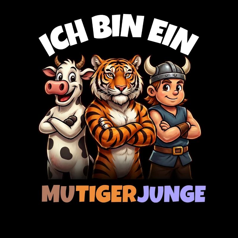 Mu tiger Junge und Tierfreunde
