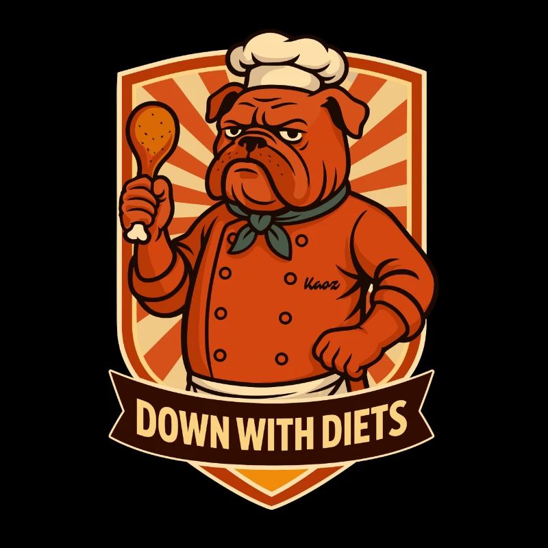 Bouledogue Cuisinier Sans Diète