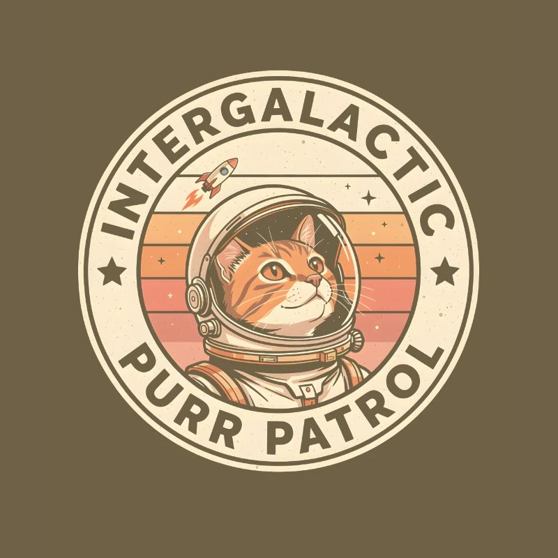 Intergalactic Purr Patrol | Space Cat