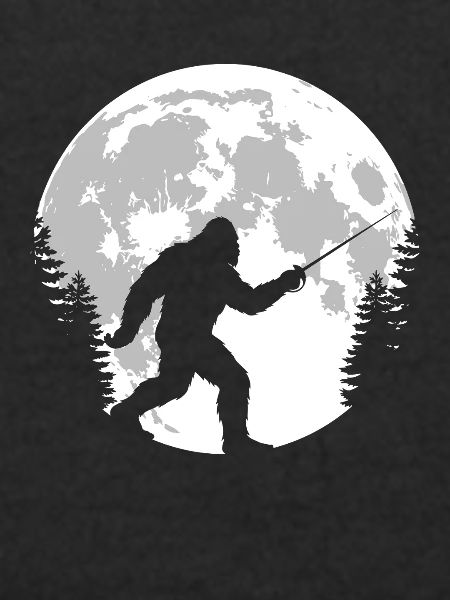 Bigfoot Fechten Silhouette