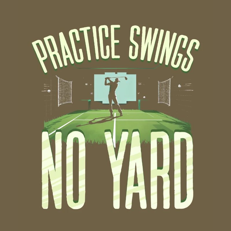 Golfsimulator Practice Swings No Yard