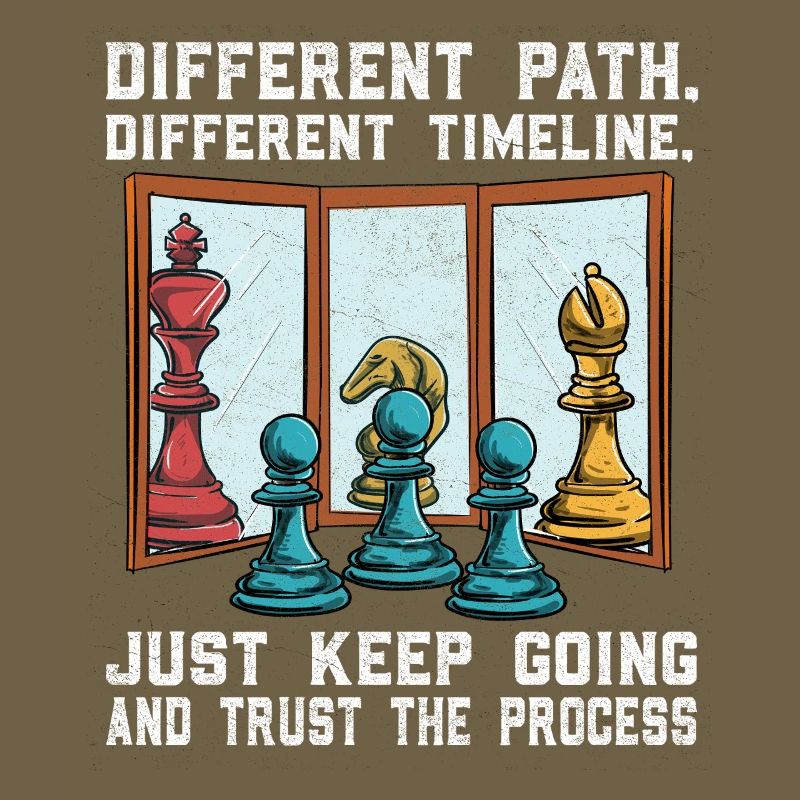 Chess path: Different way, confidence in the procedure