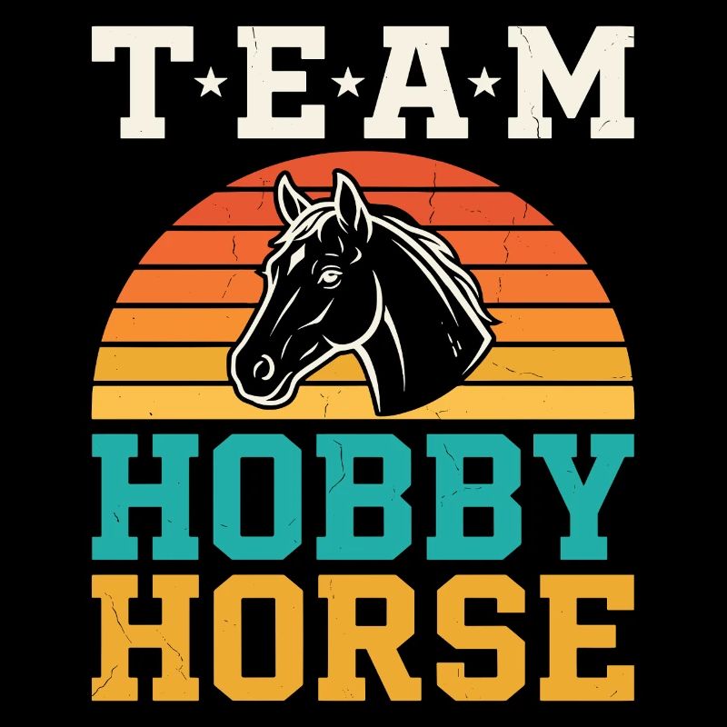 Team Hobby Horse Steckenpferd Sunset Design