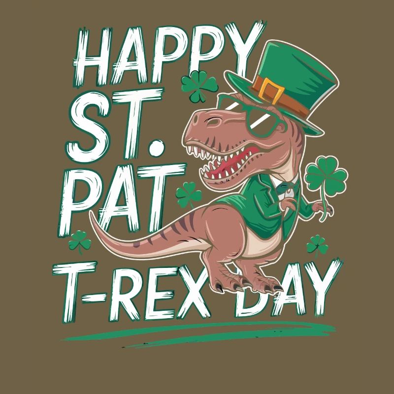 Chapeau de T-Rex de Saint-Patrick