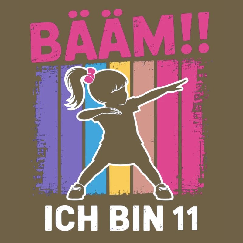 Bääm Ich bin 11 Dabbing Mädchen 11. Geburtstag