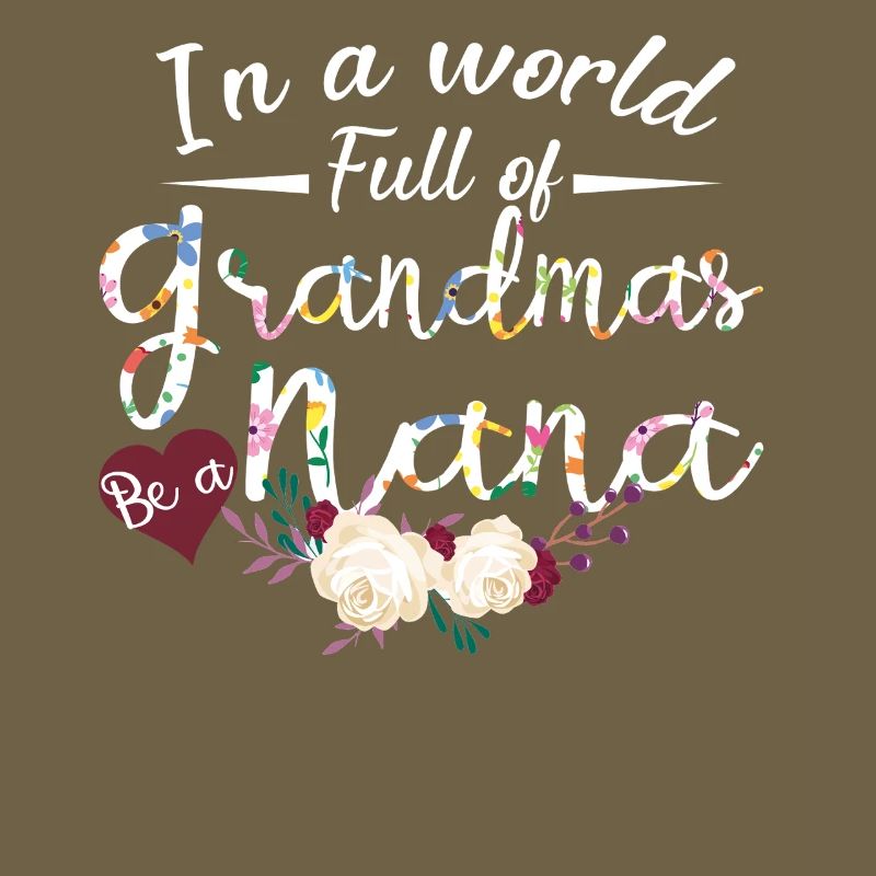 Nana-Blumenhemd Geschenk zum Muttertag der Großmutter