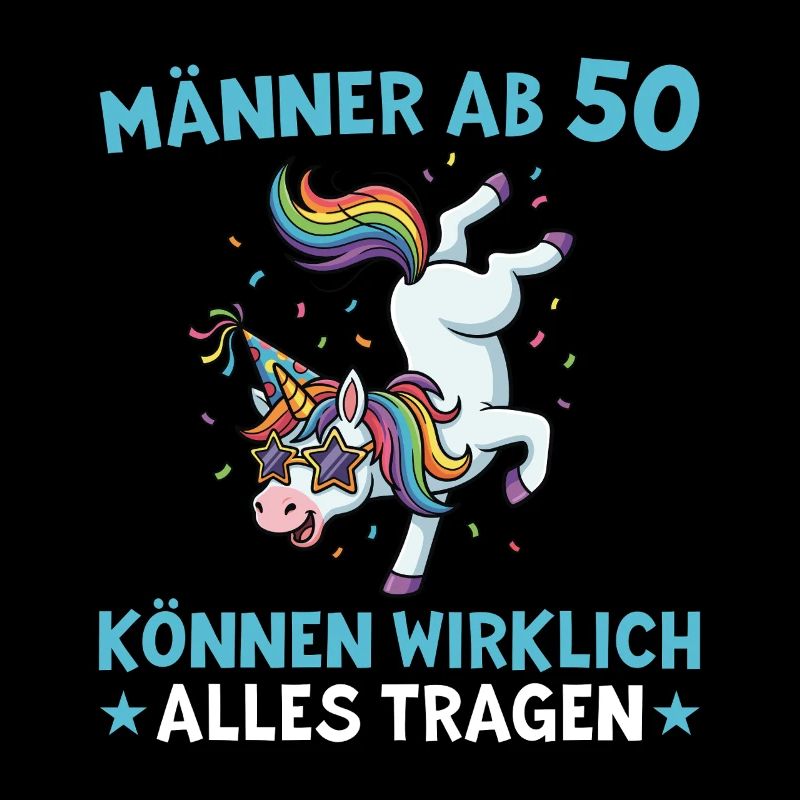 50. Geburtstag Männer Einhorn 50 Jahre