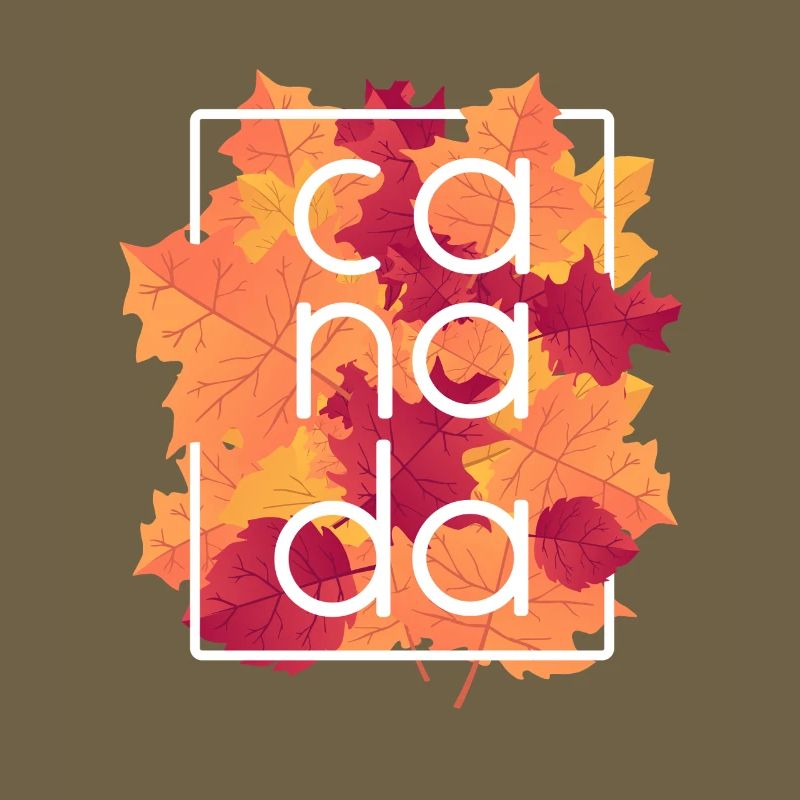 Design des feuilles d’érable d’automne du Canada