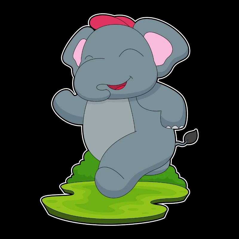 Elefant Jogger Joggen Sport